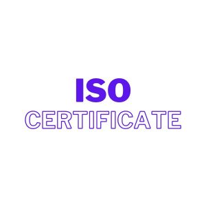 ISO Certificate